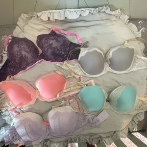 Lot of 5 Victoria’s Secret dream angels size 34DDD bras